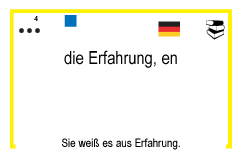 die Erfahrung, en